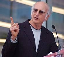Larry David during one of his sold-out shows. 