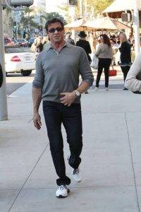 Sylvester Stallone in a walkway pic. 